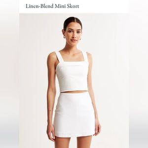 Abercrombie Linen Skirt